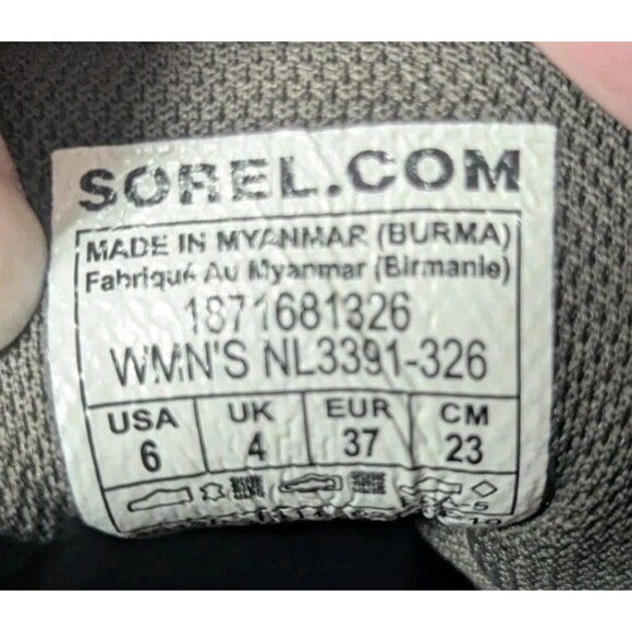 Sorel Women Out N About Plus Ankle Duck Boots Alpine Tundra Suede Size 6 Green - Picture 3 of 13